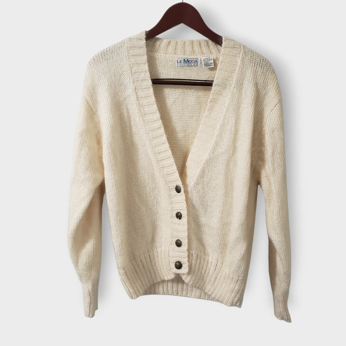 Cardigan in misto mohair lavorato a maglia - Bordeaux - DONNA | H&M IT