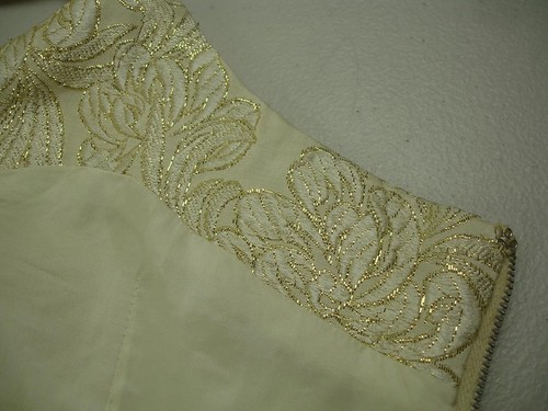 Abito da sera donna tg XS vintage anni 50 spaghetti strap ricamato party balze - Foto 11 di 17