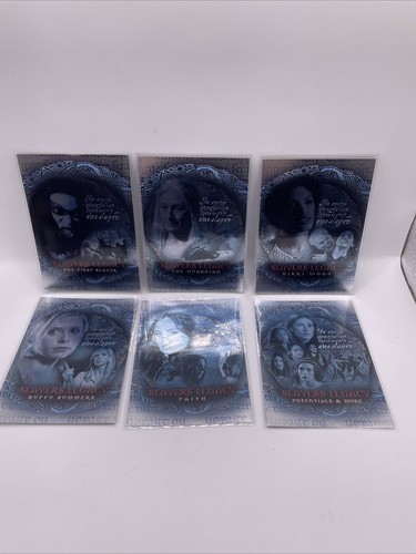 Buffy TVS Season 7 - 6-Card Slayers Legacy Chase Set SL1-SL6 - Inkworks 2003 - Picture 1 of 5