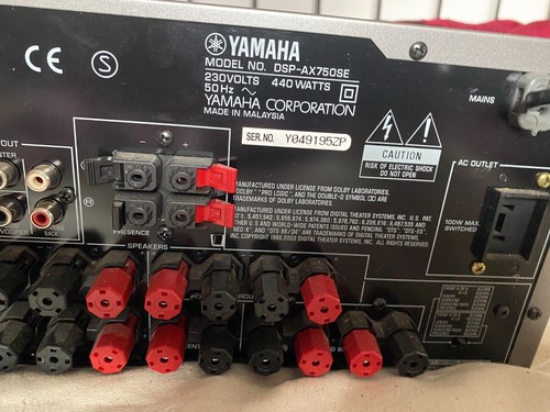 YAMAHA DSP-AX750SE 7.1 7x100 AV - Picture 5 of 5