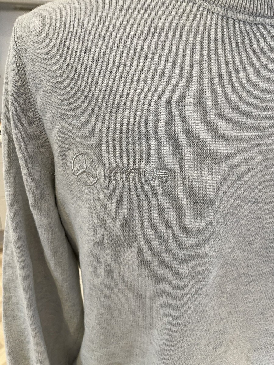 Pull vintage Tommy Hilfiger Mercedes Sports AMG 100 laine taille moyenne