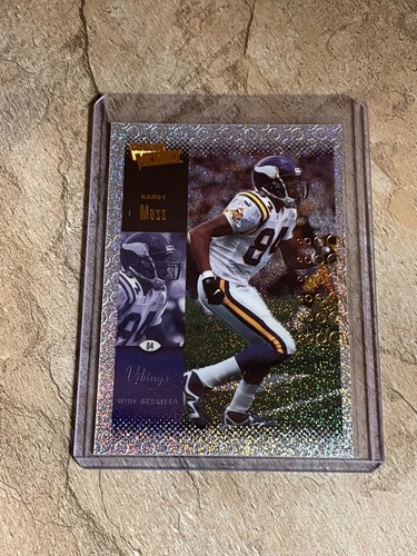 2000 Ultimate Victory Football Randy Moss (x2) Base + Gold Parallel - Picture 3 of 6