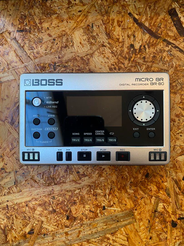 BOSS BR-80 Micro BR Digital recorder MTR 8-Track w/AC adapterWorking