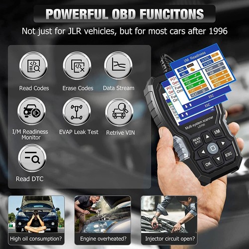 ANCEL LD700 All Systems Diagnostic Scan Tool for Land Rover Jaguar OBD2 Scanner - Picture 4 of 8