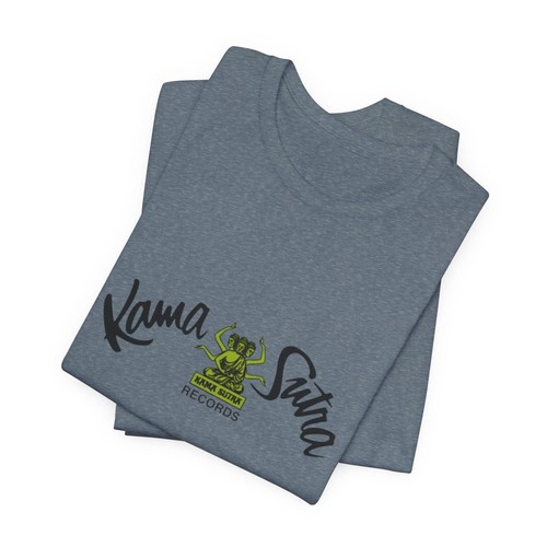 Vintage Kama Sutra Records Label Logo Unisex Jersey Short Sleeve T-Shirt - Picture 12 of 80