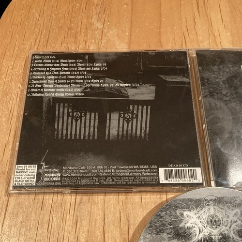 Xasthur - To Violate The Oblivious CD 1st US press leviathan twilight striborg - Picture 3 of 5