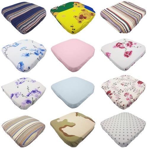 4PCS Fabric Chair Heavy Seat Pads Garden Kitchen Dining Cushions Tie On Design - Picture 1 of 82