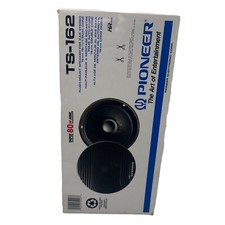 Pioneer TS-162 Dual Cone 80W 4 Ohm 6.5” Flush Mount Car Audio Speakers -Open Box