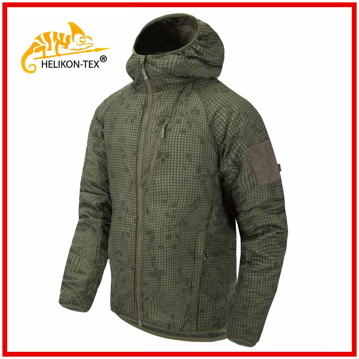 Helikon Tex Jacket Wolfhound Climashield Tactical Hoodie Desert Night Camo NEW eBay