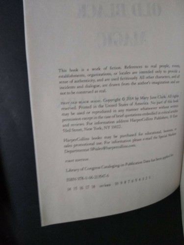 Piper Donovan: That Old Black Magic by Mary Jane Clark (2014, PB, ARC) - Picture 5 of 5