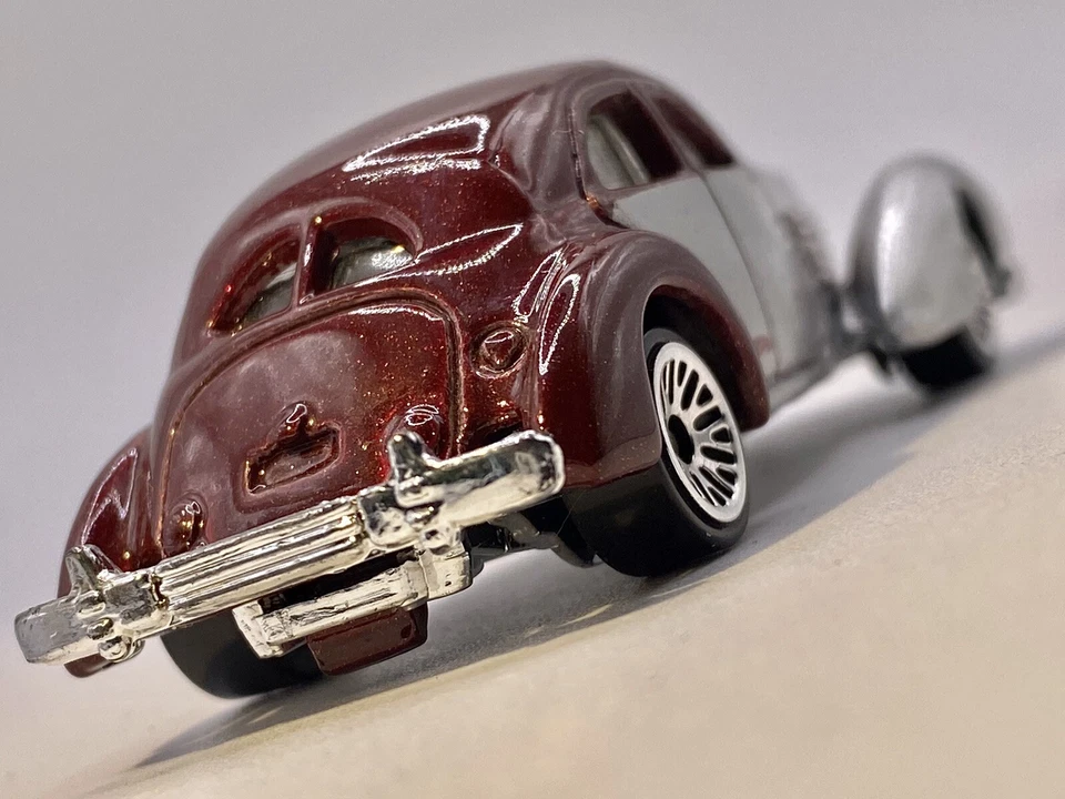 Hot Wheels🔥1936 шнур купе - металлическая чешуя бордовое серебро - Изображение 4 из 4