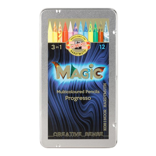 PROGRESSO Magic Bleistift Set mehrfarbig Bleistift holzlos KOH-I-NOOR 8774 8772 - Bild 15 von 15