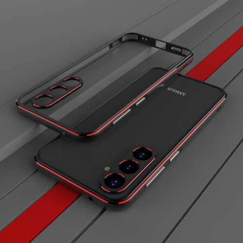 Funda trasera con marco de parachoques de metal de lujo para Samsung Galaxy S23 FE + película de lente de metal - Imagen 17 de 21