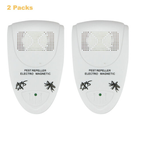Electronic Pest Reject Control Ultrasonic Repeller Home Bug Rat Spider Roaches - Picture 12 of 17