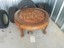 oriental carved round coffee table
