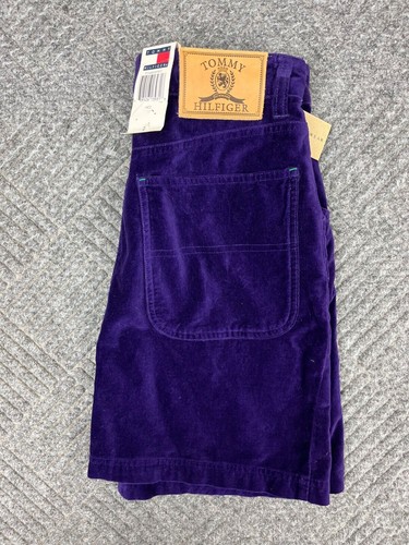 Vintage Y2K Tommy Hilfiger?Velvet Skirt Women's Size 2 Purple Adult RARE NWT - Picture 1 of 14