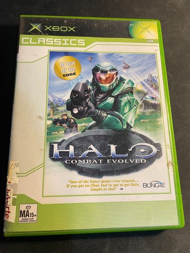 HALO: COMBAT EVOLVED by BUNGIE | ORIGINAL MICROSOFT XBOX + MANUAL INCLUDED | PAL - Picture 1 of 3