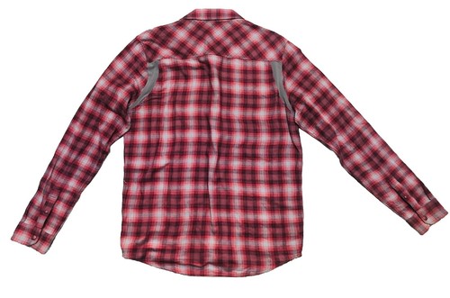 Camisa de franela Under Armour UA para hombre L rojo castaño comerciante ajustada flexible *defecto - Imagen 5 de 14