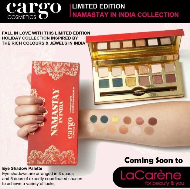 Cargo Namastay in India 12-Color Eyeshadow Palette w/ Brush - Image 2 of 2