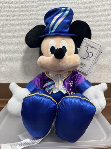 Peluche jouet peluche Disney Store Japon Mickey Mouse Disneyland Paris 30ème étiqueté F/S - Photo 1 sur 2