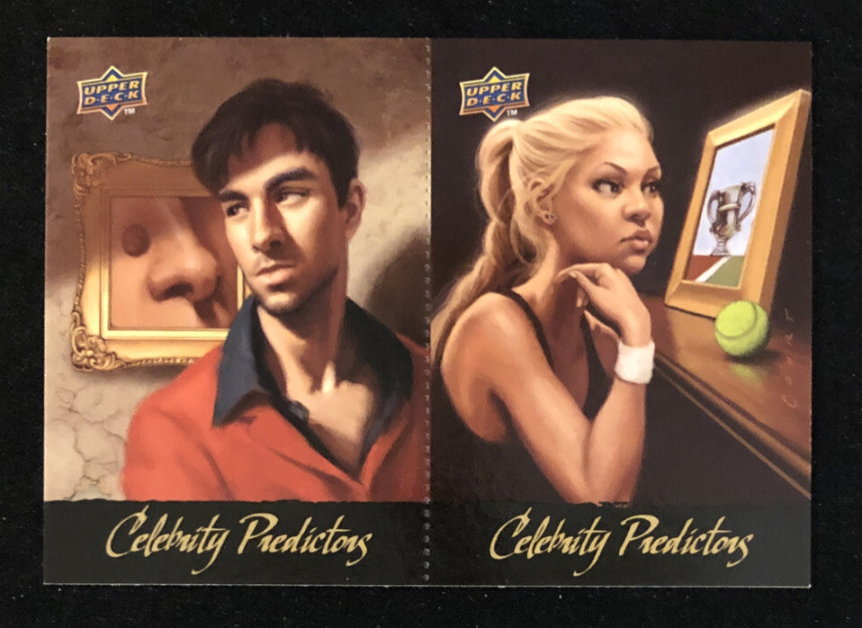 2010 Upper Deck Celebrity Predictors Anna Kournikova Enrique