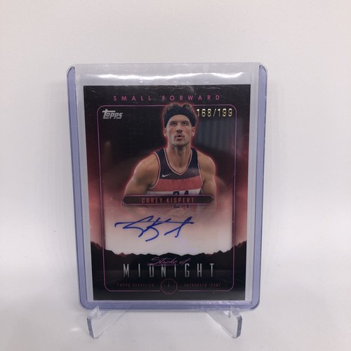 2023-24 Topps Midnight Basketball NBA Corey Kispert Stroke of Midnight Auto /199 - Bild 2 von 3