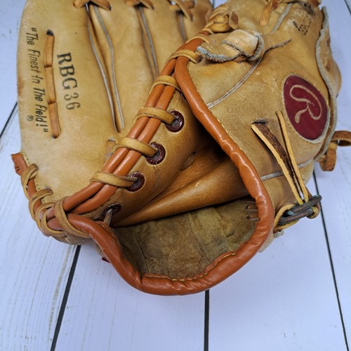 Rawlings RBG 36 Dale Murphy Edge-U-Cated Heel Model Holdster Baseball Glove- LHT - Picture 6 of 16