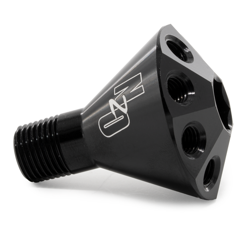 Nitrous Outlet 1 In 8 Out Showerhead Distribution Block (1/8" NPT Inlet, 10-32" - Picture 1 of 3