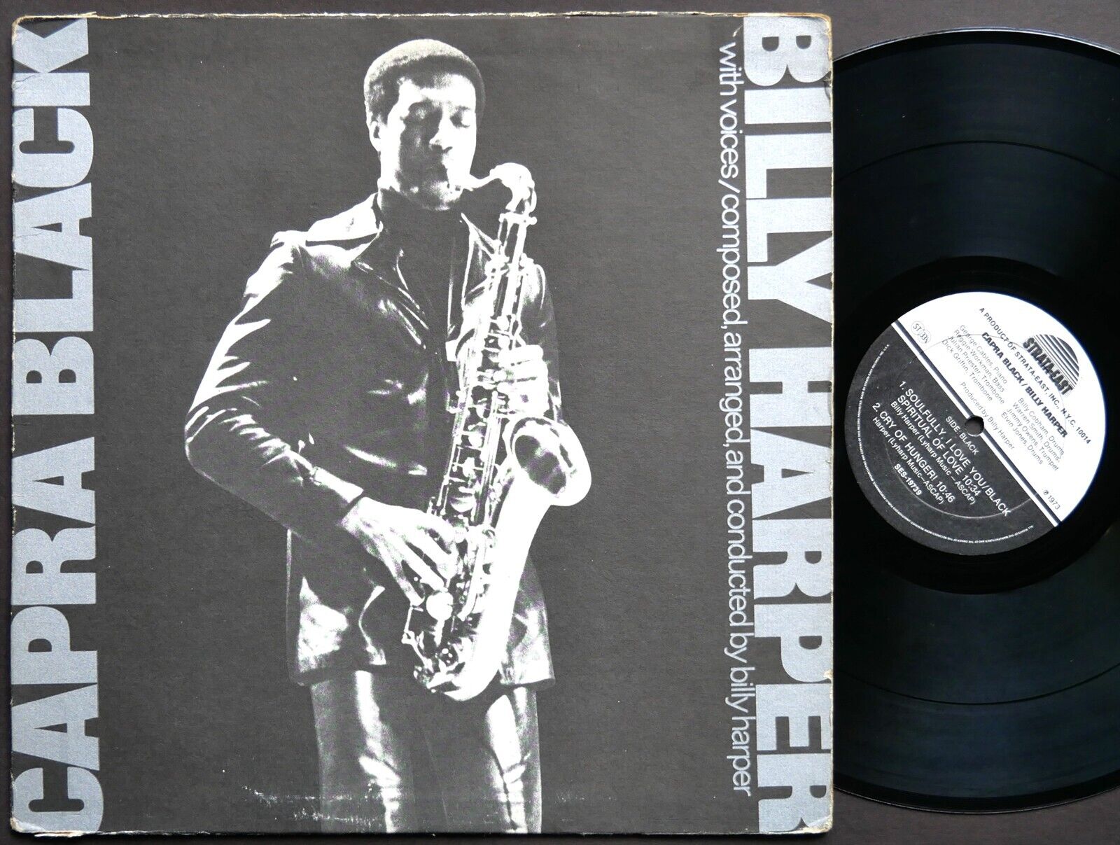 BILLY HARPER Capra Black LP STRATA-EAST RECORDS SES-19739 US 1973 Elvin Jones