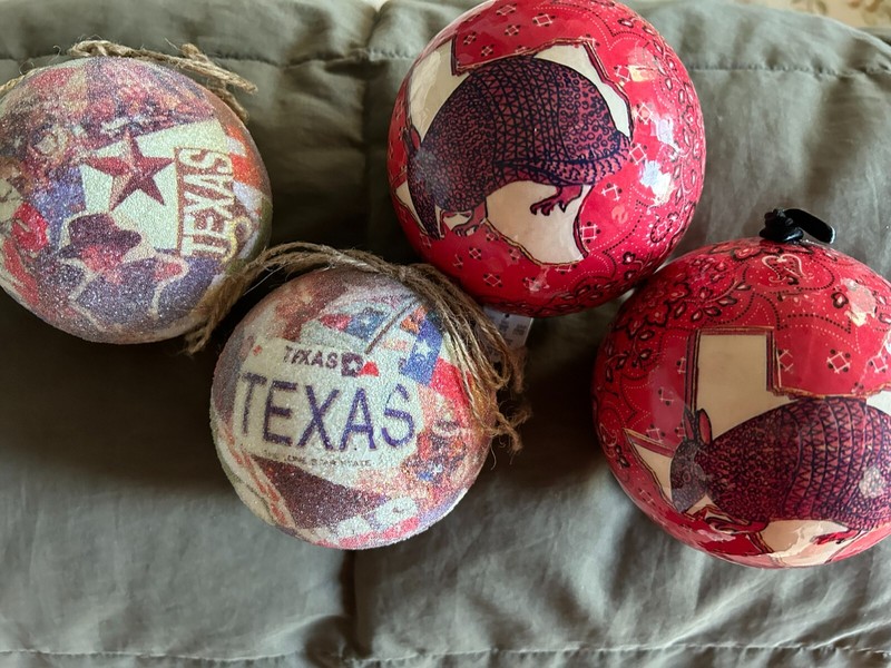 4 Texas Christmas ornaments New Free Pri Ship