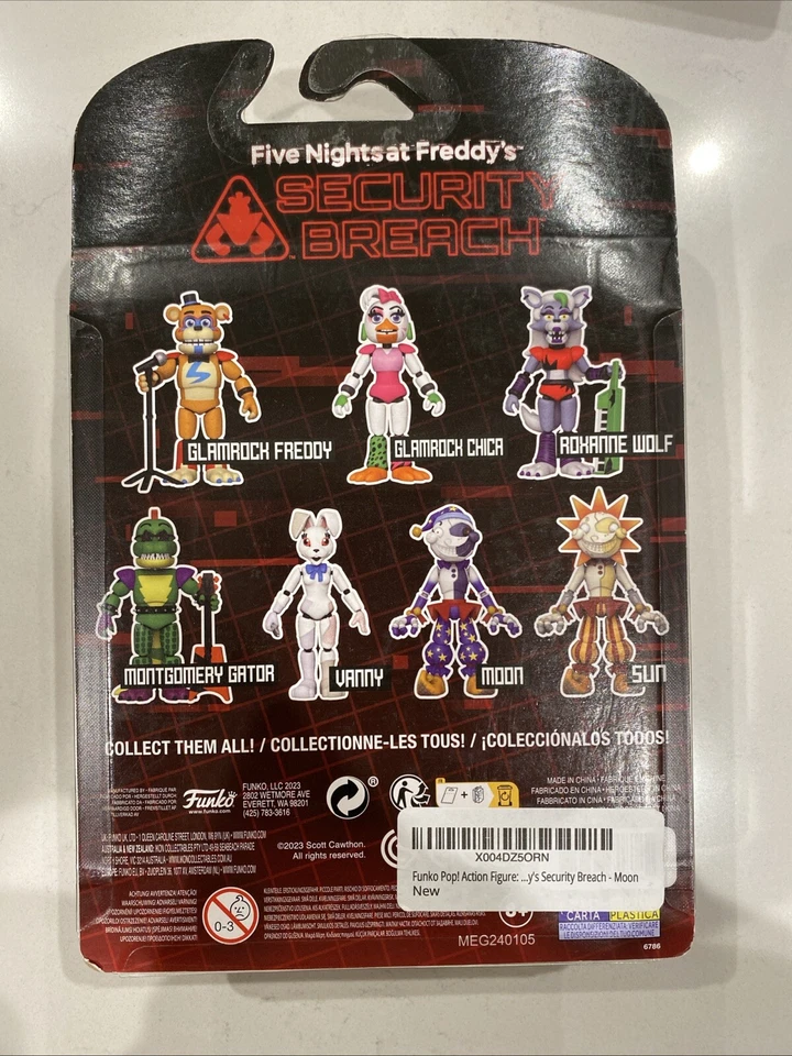 Funko Pop! "Figura de acción: Five Nights at Freddy's Security Breach - Moon 5,7""" Foto 2 de 2