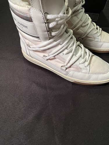 SAINT LAURENT 404661 HIGH TOPS SNEAKERS SCHUHE STIEFEL STIL GRÖSSE 38,5 8,5 AUTHENTISCH - Bild 9 von 24