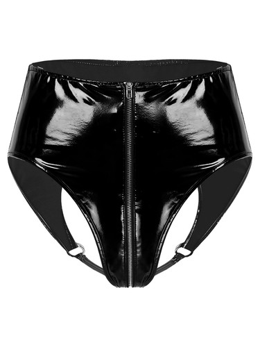Sexy Damen Low Rise Bikini Slip Offener Schritt String Tanga Unterwäsche Party - Bild 7 von 25