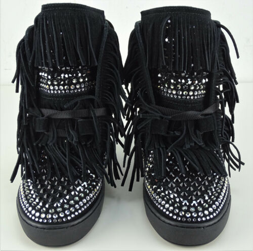 PHILIPP PLEIN KLARA Hi-Top Sneaker Stiefelette Ankle Boots Damen Black Gr.36 NEU - Bild 3 von 12