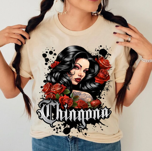 SALE Chingona Feminist Latina T-Shirt, Chicana Mexicana Shirt, Strong Hispanic W - Bild 1 von 3