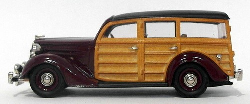 Lansdowne Models 1/43 Scale LDM116 - 1952 Ford Pilot Station Wagon - Maroon - Picture 4 of 5