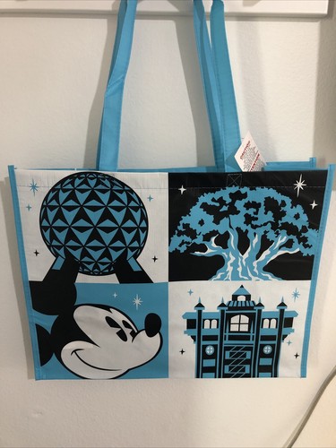 Walt Disney World Resort Parks Reusable Shopper Tote Bag CASTLE EPCOT AK STUDIO - Picture 3 of 12