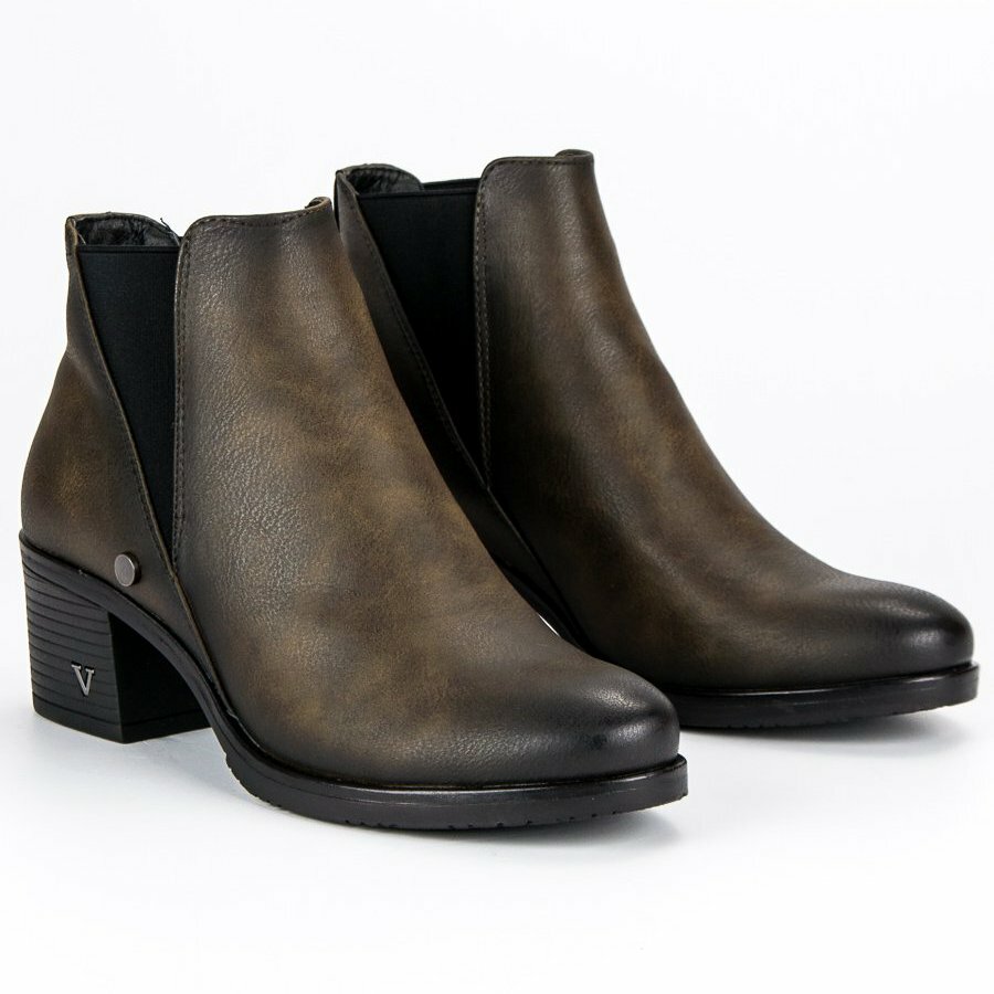 Green Boots Jodhpur Heels VINCEZA VINCEZA VINCEZA 2a0076 Green Boots Jodhpur Heels VINCEZA VINCEZA VINCEZA 2a0076