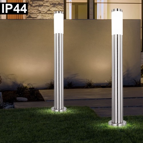Außen Steh Wandlampe LED Garten Sockel Wegleuchte Steckdose Sensor Erdspieß IP44 - Bild 53 von 93