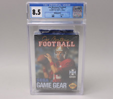 Joe Montana Football Sega Game Gear Ex. Rare Factory Sealed CGC Graded 8.5 A+