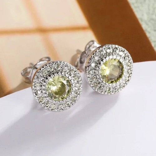 Orecchini Donna Delicati Punti Agopuntura Perdita Peso Cubic Zirconia Dimagranti - Foto 32 di 32