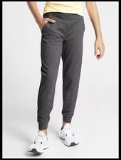 NWT Athleta Girl Powervita Jogger Size L/12 color Black Heather