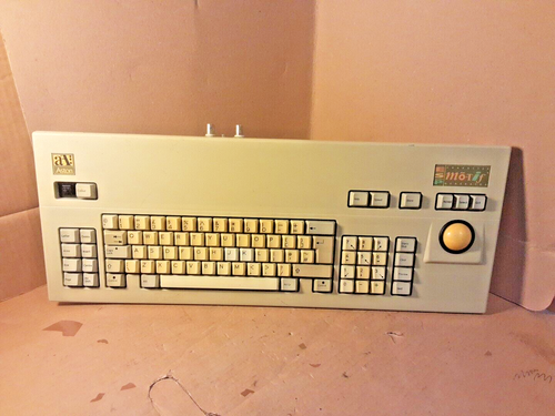 VINTAGE ESP Aston Motif Charaktergenerator (TV) Tastatur KIRSCHE SCHWARZ SCHALTER - Bild 2 von 8