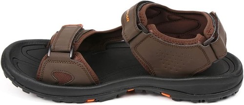 Orlimar Golf Men's Spikeless Golf Sandals - Brown / Orange - Men's US Size 12 - Picture 5 of 5