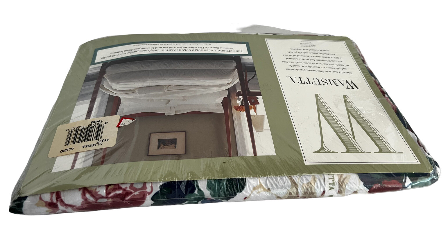 Wamsutta Supercale Twin Fitted Sheet 200 Thread 50 cotton 50