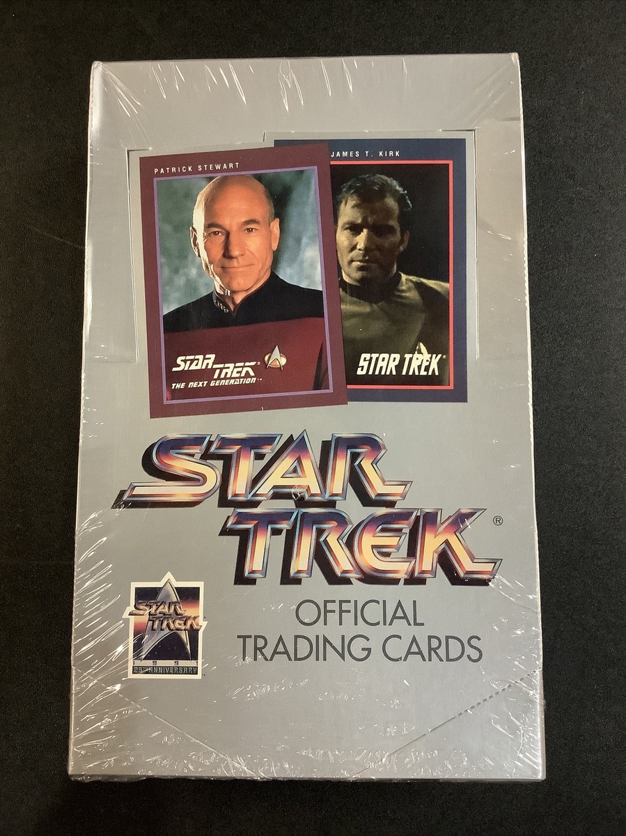STAR TREK 25TH ANNIVERSARY TRADING CARD MINT SEALED BOX 1991 IMPEL