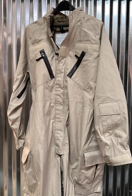 Large Desert Tan US Military Goretex JP-8 Fuel Handlers