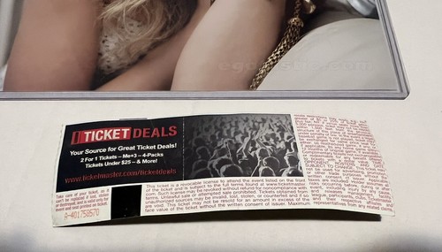 TAYLOR SWIFT 2013 THE RED TOUR TICKET STUB Philips Arena Atlanta BONUS 8x10! - Picture 4 of 4