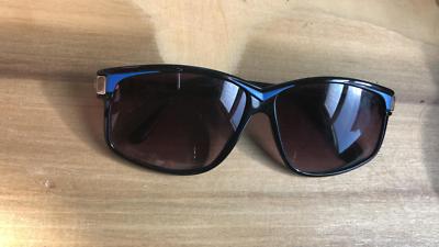 SAINT HILAIRE SUNGLASSES 70S BLUE FRENCH WOMEN display picture 3