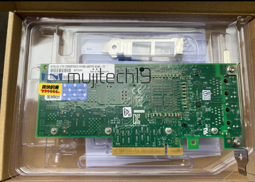 Genuine INTEL CONVERGED DUAL PORT NETWORK ADAPTER X540-T2 X540T2 BOTH BRACKETS